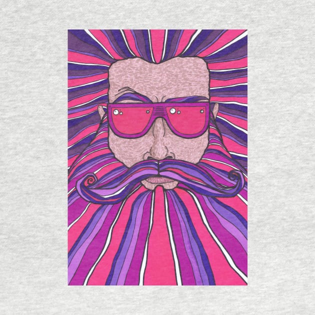 Purple and Pink Beard by SpencerHart